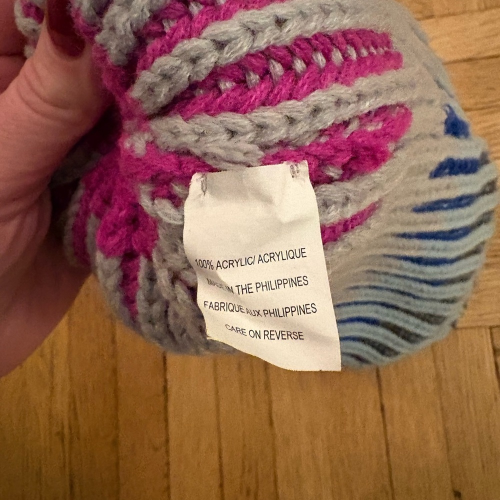 multicolor verloop beanie - Picture 3 of 3